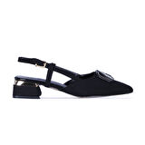 Scarletta S3 Saten 3Cm Kadın Topuklu Ayakkabı