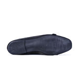 Scarletta S5 Siyah Saten Kadın Babet Ayakkabı