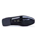 Crista C3 Siyah Saten Kadın Babet Ayakkabı