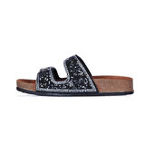 Ayakcenter 55702 Witta Siyah Kadın Düz Terlik