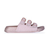 Pienn 3 Tokalı Simli Kadın Düz Terlik