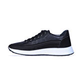 Dropland 9141 Siyah Nubuk Deri Erkek Sneaker Ayakkabı