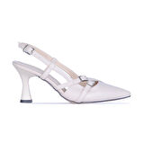 Ayakcenter By12 Ayışığı Cilt 8Cm Kadın Topuklu Ayakkabı