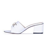 Ayakcenter By13 Ayışığı Kadın 6Cm Topuklu Terlik