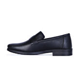 Baloğlu 1161 Siyah Kauçuk %100 Deri Erkek Klasik Ayakkabı