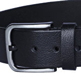 Skuaıter 27-Çakır Siyah %100 Deri Erkek Kot Kemer