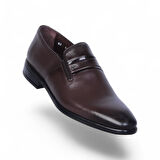 Censay 447 Kahve Antik Kauçuk %Deri Erkek Klasik Ayakkabı