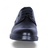 Censay 320 Siyah Zigana Kauçuk %Deri Erkek Klasik Ayakkabı