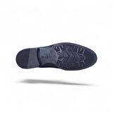 Censay 320 Siyah Zigana Kauçuk %Deri Erkek Klasik Ayakkabı