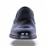 Censay 525 Siyah Rugan Kauçuk %Deri Erkek Klasik Ayakkabı