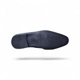 Censay 420 Siyah Maçka Kauçuk %Deri Erkek Klasik Ayakkabı