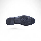 Censay 321 Siyah Zigana Kauçuk %Deri Erkek Klasik Ayakkabı