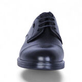 Censay 321 Siyah Zigana Kauçuk %Deri Erkek Klasik Ayakkabı