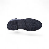 Crısso B408 Siyah Kauçuk %100 Deri Erkek Bot Ayakkabı