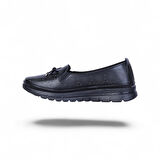 Wanetti 110 Atom Siyah Kadın Babet