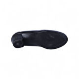 Vollex 1029 Siyah 7Cm Kadın Topuklu Ayakkabı