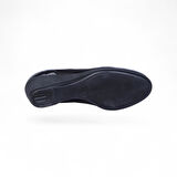 Vollex Vl3 Siyah 7Cm Kadın Dolgu Topuklu Ayakkabı