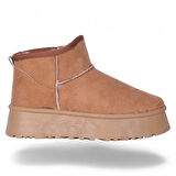 Skuaıter Tinsa Taba Kadın İçi Kürklü Düz Bot