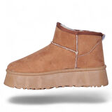 Skuaıter Tinsa Taba Kadın İçi Kürklü Düz Bot