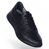 Baloğlu 1969 Siyah Kauçuk %100 Deri Erkek Casual Ayakkabı