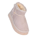 Skuaıter Garf Vizon Kız Çocuk İçi Kürklü Düz Bot