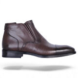 Censay 137 Kahve Antik Erkek %100 Deri Kürklü Bot