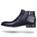 Censay 138 Siyah Zigana Erkek %100 Deri Kürklü Bot