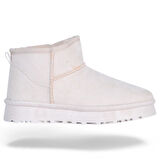 Skuaıter Rida Bej Kadın İçi Kürklü Düz Bot