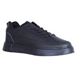 Luttoon Prt-4302 Siyah Cilt Erkek Sneaker Ayakkabı