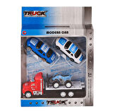 4'lü Araba Seti (Taşıyıcı Kamyon, ATV, 2 Otomobil)