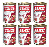 Rinti Ördekli Gurme Köpek Konservesi 400 Gr. X 6 Adet