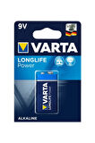 9v Longlife Power Alkalin Pil