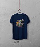 Turbo Salyangoz Baskılı Oversize Tshirt