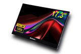 Verbatim 17.3" Full HD 1080p Freesync 6ms Taşınabilir Dokunmatik Monitör (PMT-17)
