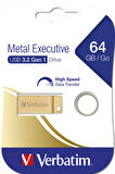 VERBATIM 99106 - 64GB METAL EXECUTIVE USB 3.2 GEN 1 GOLD