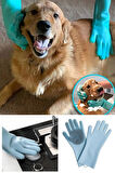 Magic Gloves Sihirli Bulaşık Eldiveni Mutfak Banyo Evcil Hayvan Temizleme Fırçası