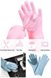 Magic Gloves Sihirli Bulaşık Eldiveni Mutfak Banyo Evcil Hayvan Temizleme Fırçası