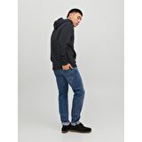 Jack & Jones Corp Logo Erkek Siyah Sweatshirt (12152840-B)
