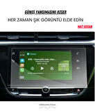 Opel Corsa F Kasa 7 inç Navigasyon ve Multimedya Uyumlu Mat Ekran Koruyucu