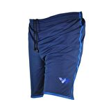 Walkway 20202 Lacivert-Saks Mavi Polyester Erkek Spor Şort