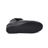 Voyager 7118 Siyah Kadın Hakiki Deri Bot