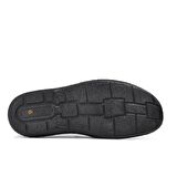 Dr.Flexer 816612 Siyah Erkek Hakiki Deri Slip On Ayakkabı