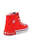 PO-10151 Kırmızı Erkek Bilek Boy Sneaker