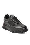 Darkstep 153 Siyah Kalın Taban Kadın Sneaker