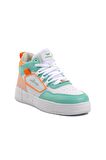 Walkway Nefertiti Beyaz-Su Yeşili Unisex Hi Sneaker