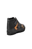 Aspor Arz 2301004-F Siyah-Camel İçi Kürklü Cırtlı Çocuk Bot