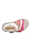 Ayakmod Arz 9000-B Beyaz-Fuşya-Pembe Bebek Sandalet