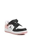 Aspor Haykat Kısa-F Siyah-Pudra Cırtlı Çocuk Sneaker