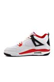 Aspor Bst-B223 Beyaz-Siyah Erkek Hi Sneaker