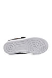 Walkway Mely-F Siyah-Beyaz-Kırmızı Cırtlı Çocuk Sneaker